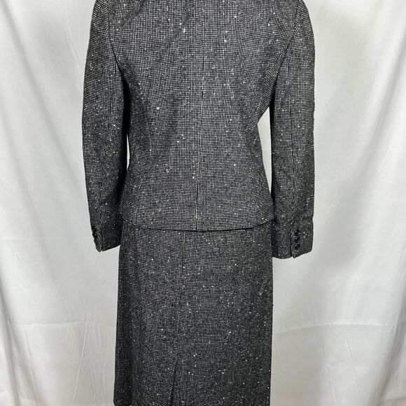 Vintage mid 80's Pendleton Pure Virgin Wool Tweed Skirt Suit Set - Picture 3 of 8